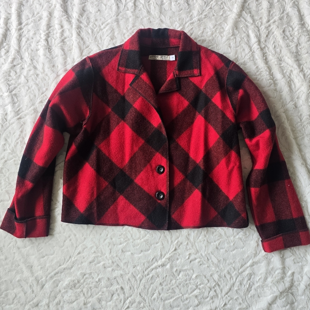 Cameleon 100% Buffalo Crop Wool Jacket
